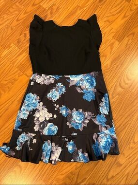 SHEIN Black and Blue dress